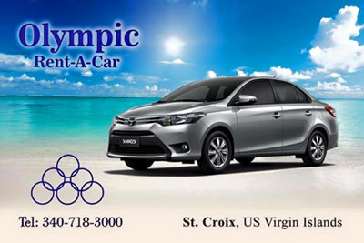 Olympic Rent a Car st croix scuba virgin islands caribbean